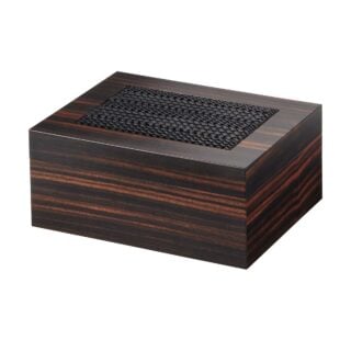Riviere Rieti Ebony Humidor | Kneen & Co