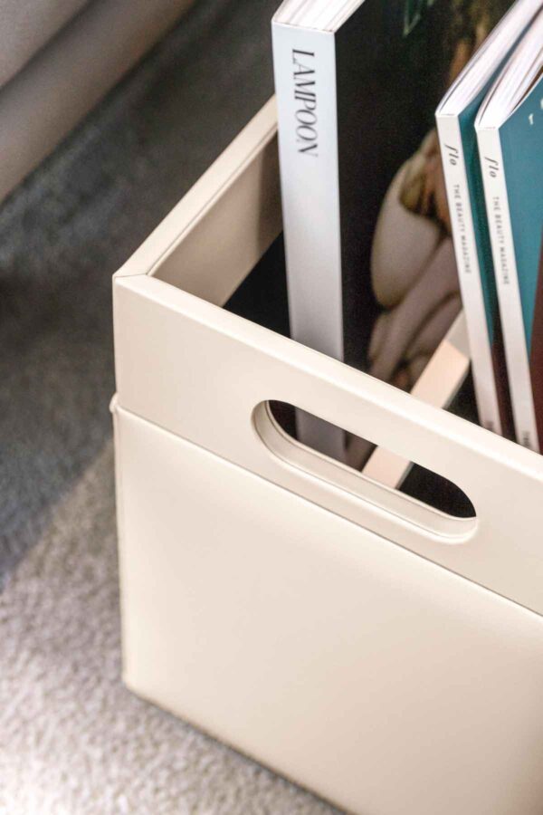 Riviere Emy Leather Magazine Holder | Kneen & Co