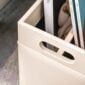 Riviere Emy Leather Magazine Holder | Kneen & Co