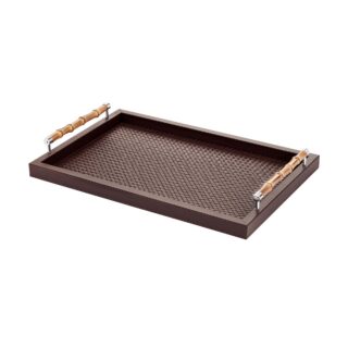 Riviere Frida Leather Tray | Kneen & Co