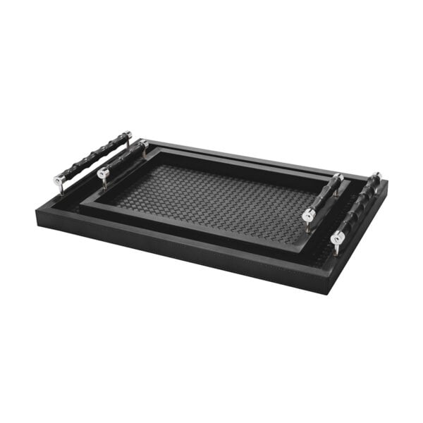 Riviere Lea Leather Tray | Kneen & Co