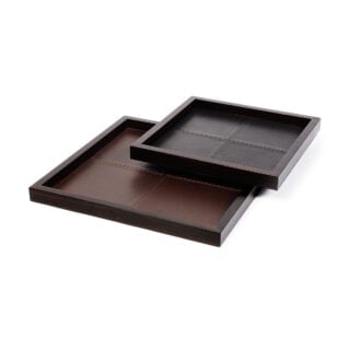 Riviere Febe Leather Tray | Kneen & Co