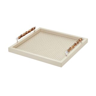 Riviere Frida Leather Tray | Kneen & Co