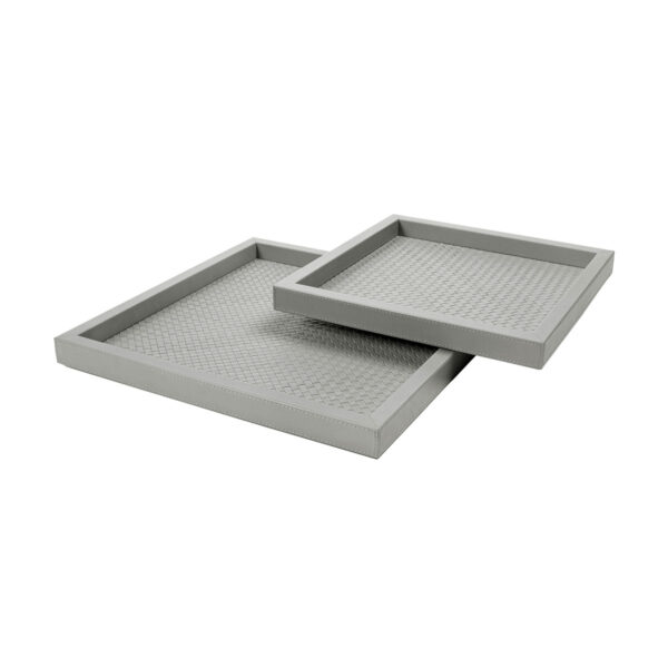 Riviere Febe Leather Tray | Kneen & Co