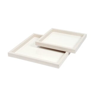 Riviere Febe Leather Tray | Kneen & Co
