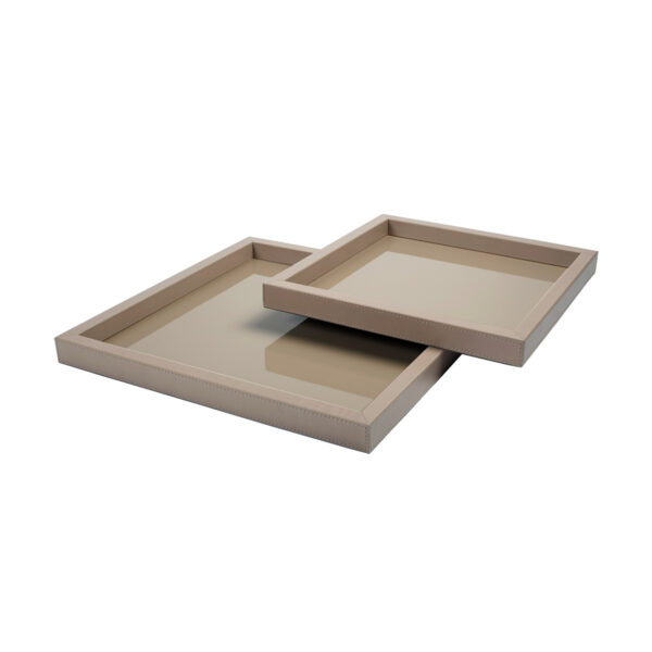 Riviere Febe Leather Tray | Kneen & Co
