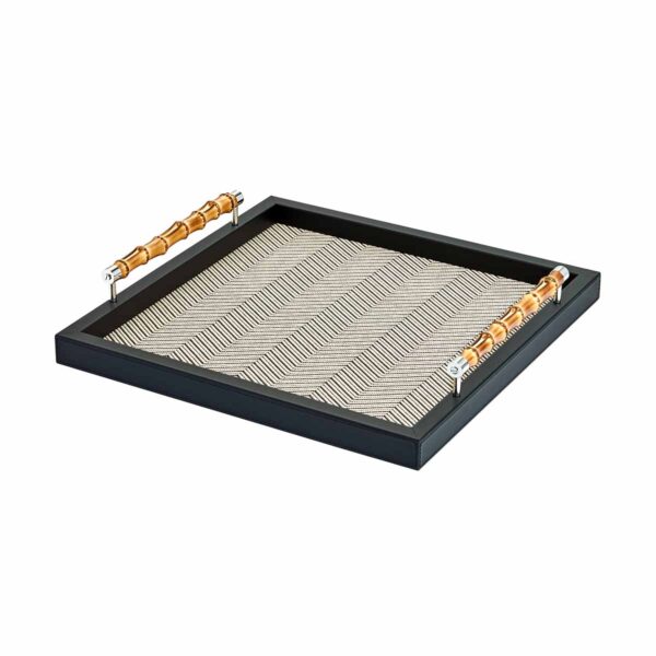Riviere Frida Leather Tray | Kneen & Co