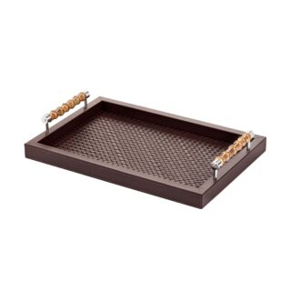 Riviere Frida Leather Tray | Kneen & Co