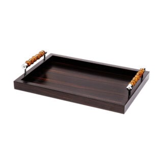 Riviere Frida Leather Tray | Kneen & Co