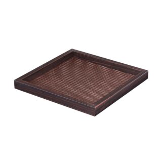 Riviere Febe Leather Tray | Kneen & Co