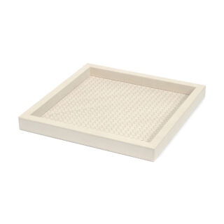 Riviere Febe Leather Tray | Kneen & Co