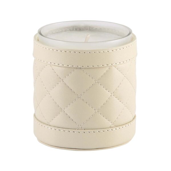 Riviere Ester Diamonds Leather Candle Holder | Kneen & Co