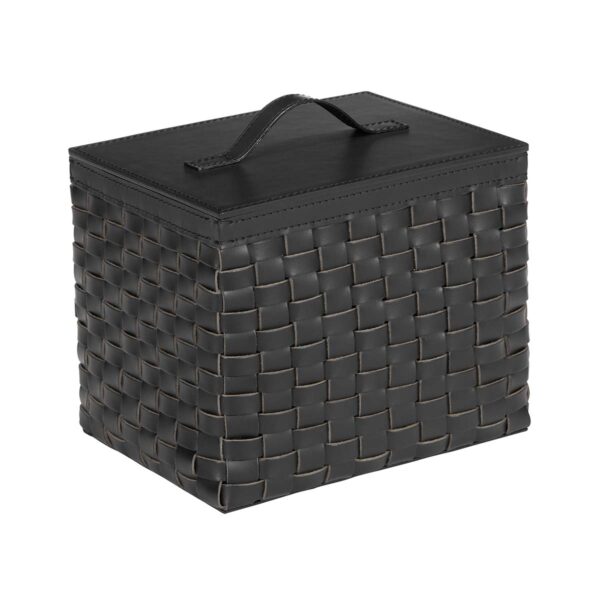 Riviere Barcellona Rectangular Leather Basket | Kneen & Co