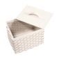 Riviere Barcellona Rectangular Leather Basket | Kneen & Co