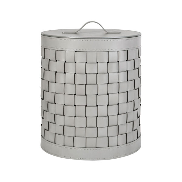Riviere Barcellona Round Leather Basket | Kneen & Co