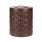 Riviere Barcellona Round Leather Basket | Kneen & Co