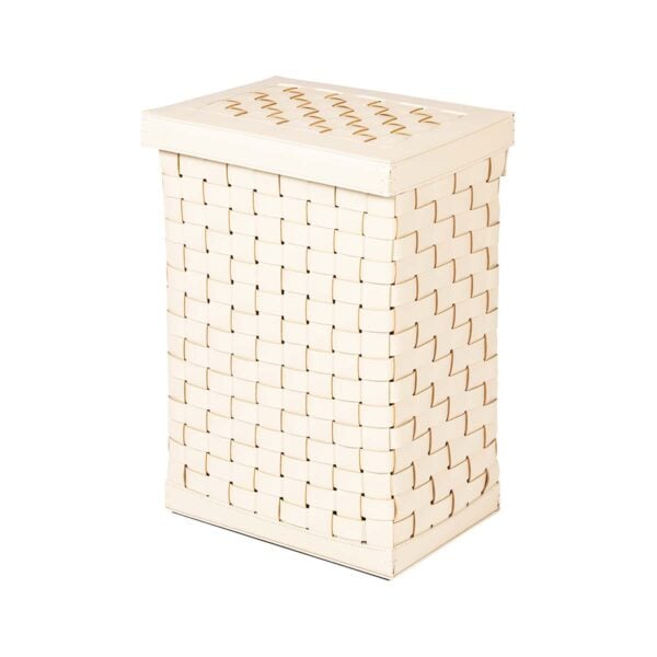 GB-Riviere-BK-LB-RECT-LID-Barcellona-LaundryBaskets-RO06-Ivory-CLOSED-CUTOUT01-1200x1200-100KB Riviere Barcellona Leather Laundry Basket | Kneen & Co