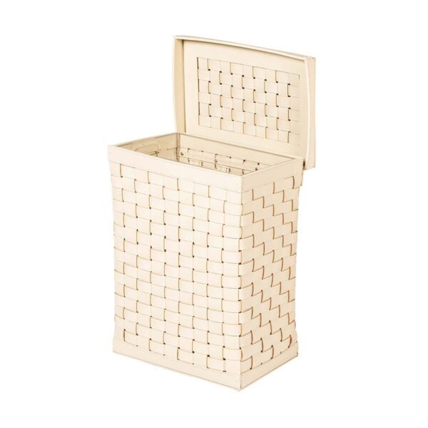 GB-Riviere-BK-LB-RECT-LID-Barcellona-LaundryBaskets-RO06-Ivory-OPEN-CUTOUT02-1200x1200-100KB Riviere Barcellona Leather Laundry Basket | Kneen & Co