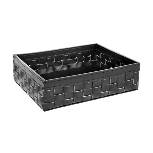 Riviere Barcellona Rectangular Leather Basket | Kneen & Co
