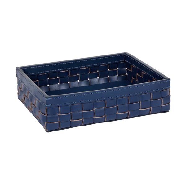 Riviere Barcellona Rectangular Leather Basket | Kneen & Co