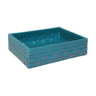 Riviere Barcellona Rectangular Leather Basket | Kneen & Co