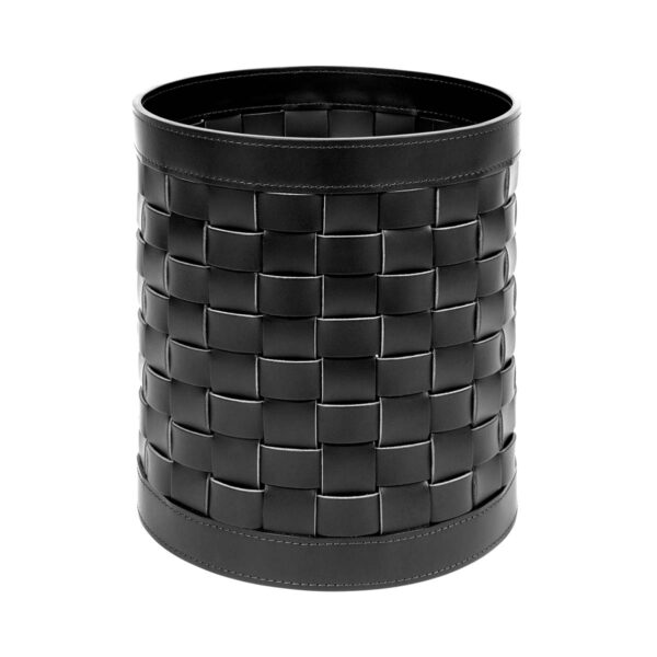 Riviere Barcellona Round Leather Basket | Kneen & Co