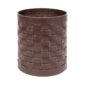 Riviere Barcellona Round Leather Basket | Kneen & Co