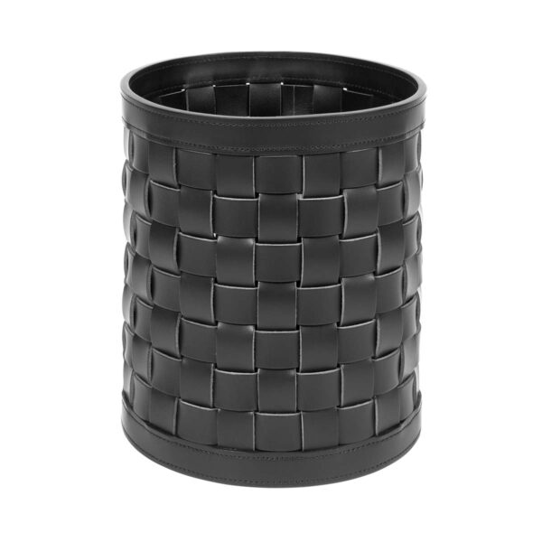 Riviere Barcellona Round Leather Basket | Kneen & Co