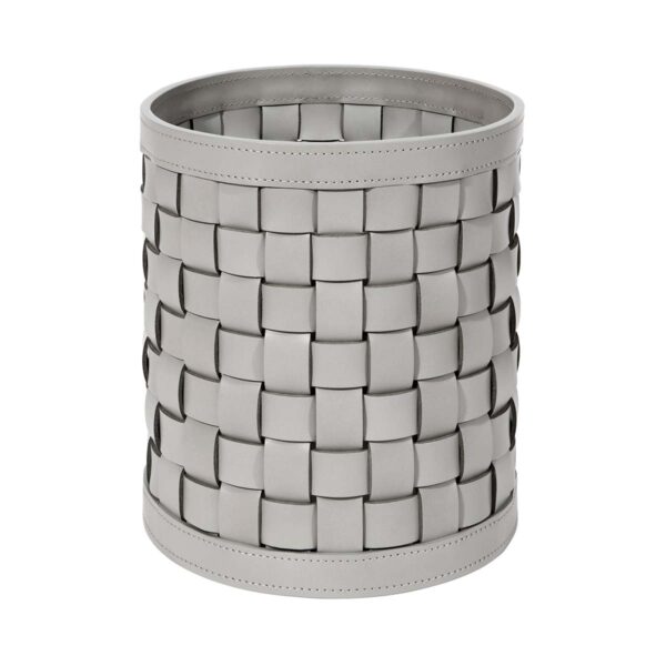Riviere Barcellona Round Leather Basket | Kneen & Co