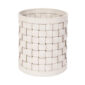 Riviere Barcellona Round Leather Basket | Kneen & Co