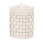 Riviere Barcellona Round Leather Basket | Kneen & Co