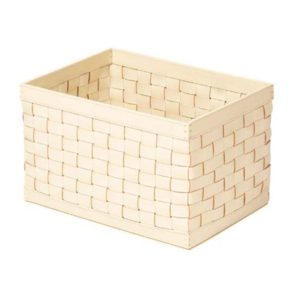 GB-Riviere-BK1-RECT-Barcellona-Basket-RectHigh-SM-IVORY-CUTOUT01-1200w-100kb Riviere Barcellona Storage Basket High | Kneen & Co
