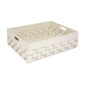Riviere Barcellona Rectangular Leather Basket | Kneen & Co