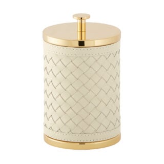 Riviere Alghero Handwoven Leather Box | Kneen & Co