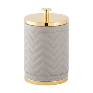 Riviere Alghero Herringbone Leather Box | Kneen & Co