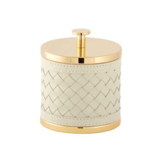 Riviere Alghero Handwoven Leather Box | Kneen & Co