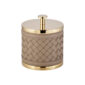 Riviere Alghero Handwoven Leather Box | Kneen & Co