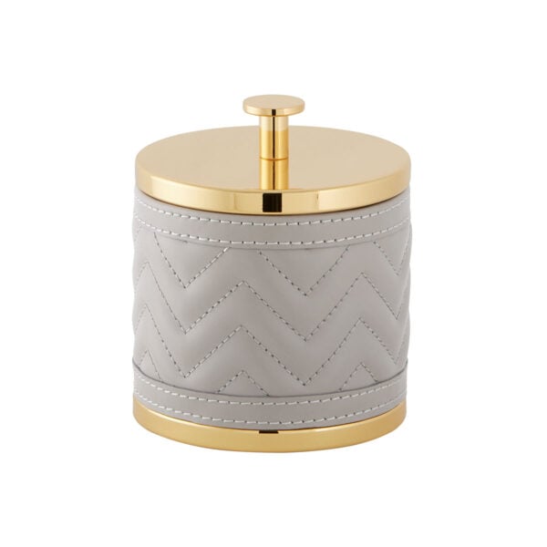 GB-Riviere-BS-SB-TS-AlgheroHerringbone-Box-SM-GOLD-GREY-CUTOUT01-1200x1200-100KB Riviere Alghero Herringbone Leather Box | Kneen & Co
