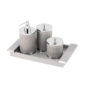 Riviere Alghero Handwoven Leather Bathroom Set | Kneen & Co