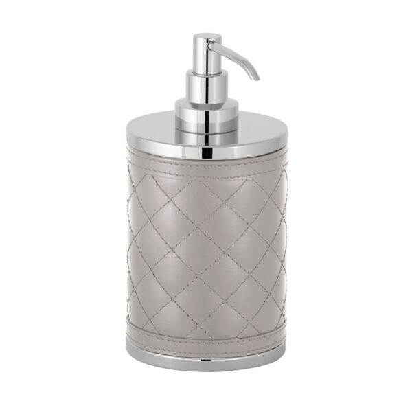 Riviere Alghero Diamonds Leather Soap Dispenser | Kneen & Co