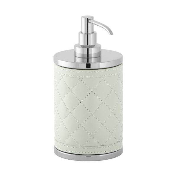 Riviere Alghero Diamonds Leather Soap Dispenser | Kneen & Co