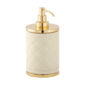 Riviere Alghero Diamonds Leather Soap Dispenser | Kneen & Co