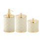 Riviere Alghero Diamonds Leather Bathroom Set | Kneen & Co