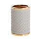 Riviere Alghero Handwoven Leather Toothbrush Holder | Kneen & Co