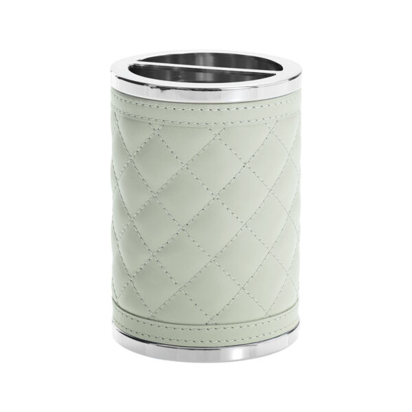 Riviere Alghero Diamonds Leather Toothbrush Holder | Kneen & Co