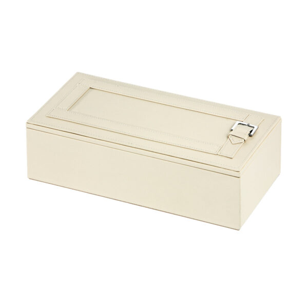GB-Riviere-BX-BL-rect-Mila-Rectangular-Box-w-Belt-Suede-Lining-CHROME-IVORY-CUTOUT01-1200x1200-100KB Riviere Mila Rectangular Box | Kneen & Co