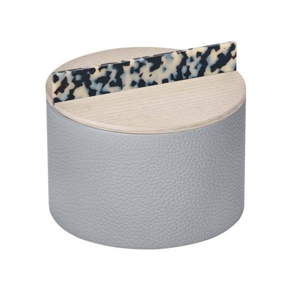 GB-Riviere-GS3-PF-A-DamaRoundBox-SM-HIGH-Grey-ashwood-tortoise-01-1200x1200-100KB Riviere Dama Round Box | Kneen & Co