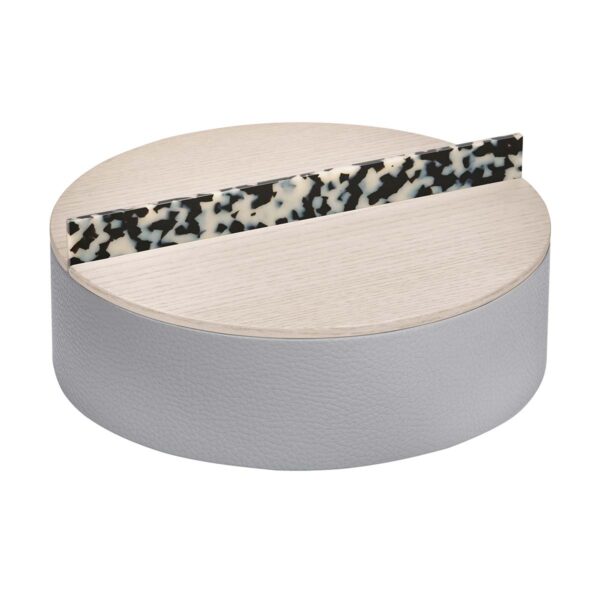 GB-Riviere-GS4-PF-A-DamaRoundBox-LG-LOW-Grey-ashwood-tortoise-01-1200x1200-100KB Riviere Dama Round Box | Kneen & Co