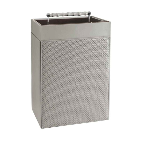 GB-Riviere-LB-INT-BP-Lea-Hndwvn-LaundryBasket-Woven-LeatherCovered-BAMBOO-Handle-GREY-CUTOUT01-1200x1200-100KB Riviere Lea Leather Laundry Basket | Kneen & Co