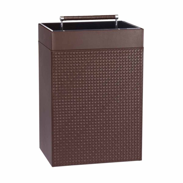 Riviere Diana Leather Laundry Basket | Kneen & Co